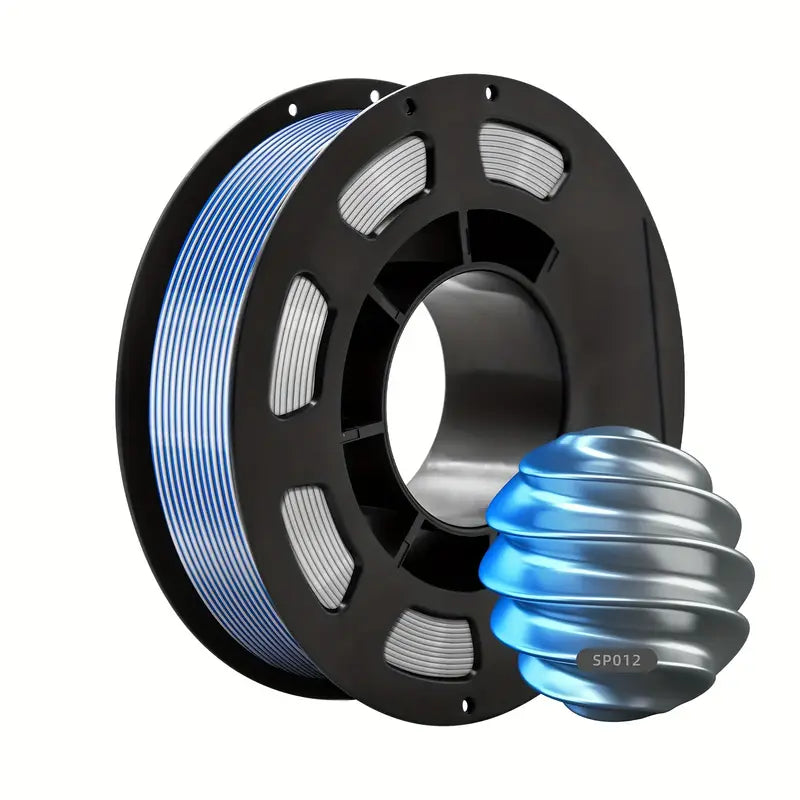 CAILAB 200g 3-in-1 PLA Filament, 1.75mm Tri-Color Spool for FDM 3D Printers